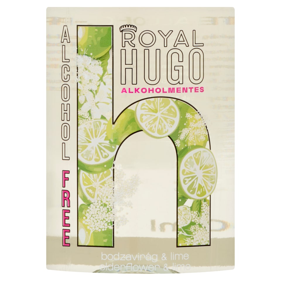 Royal Hugo alkoholmentes bodzavirág és lime ízű, szénsavas ital 750 ml 1. kép