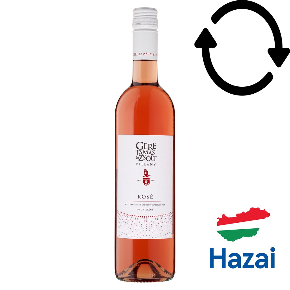Gere Tamás & Zsolt Villány Rosé classicus rosébor 13% 750 ml