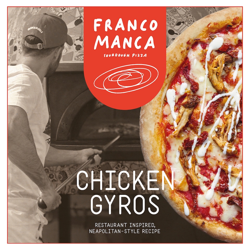 Franco Manca Chicken Gyros Pizza 485g