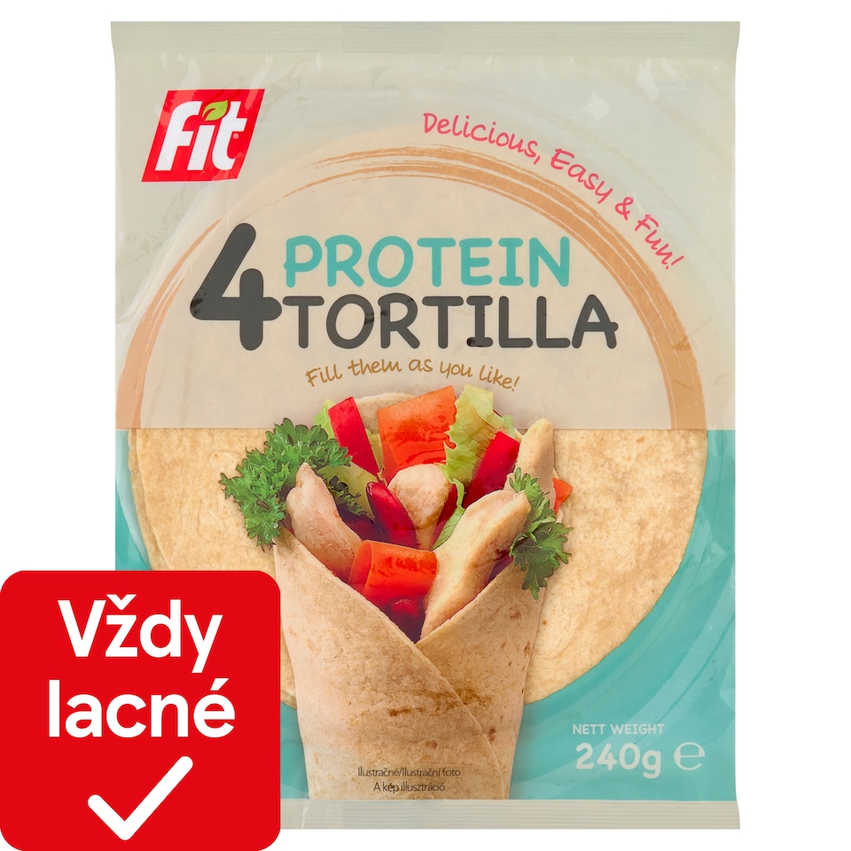 obrázok 1 z Fit Ovseno-pšeničné placky s vysokým obsahom bielkovín 4 ks 240 g