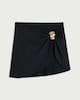 image 4 of F&F Gold Accent Sarong in Black