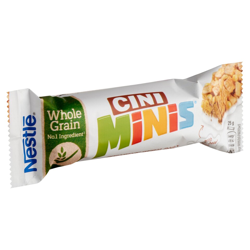 image 1 of Nestlé Cini Minis Cinnamon Breakfast Cereal Bar with Milky Base, Vitamins and Calcium 25 g