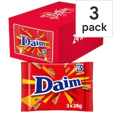 Daim Milk Chocolate Bar 3 Pack Multipack