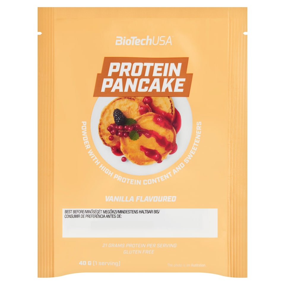 image 1 of BioTechUSA Protein Pancake prášok na prípravu palaciniek s vanilkovou príchuťou 40 g