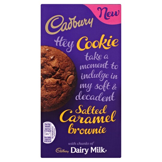 Cadbury Cookie Salted Caramel Brownie 200G Tesco Groceries