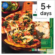 Tesco Stone Baked Spinach And Ricotta Pizza 314G