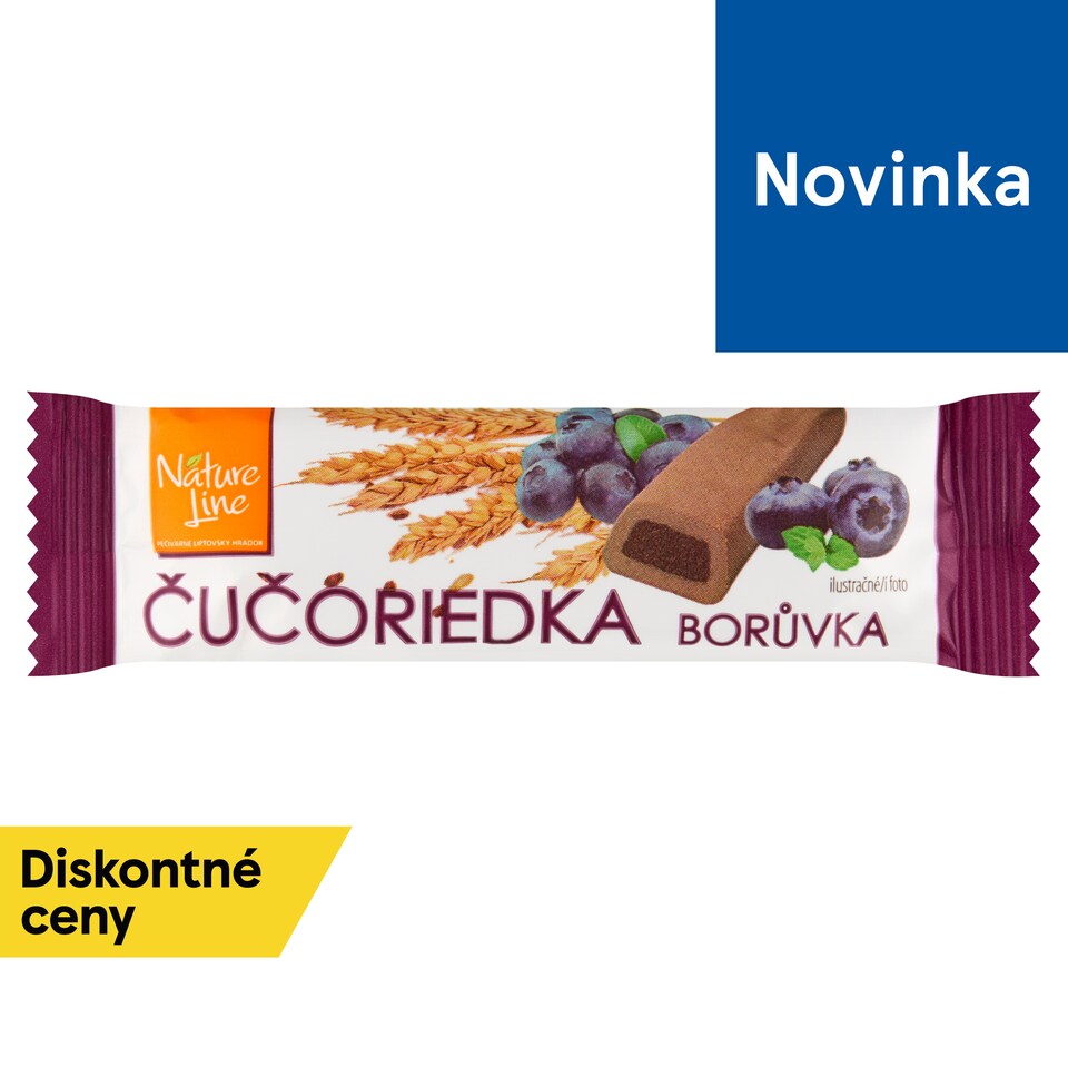 Nature Line Špaldová sušienka s čučoriedkovou náplňou 25 g