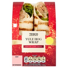 Tesco Yule Hog Wrap