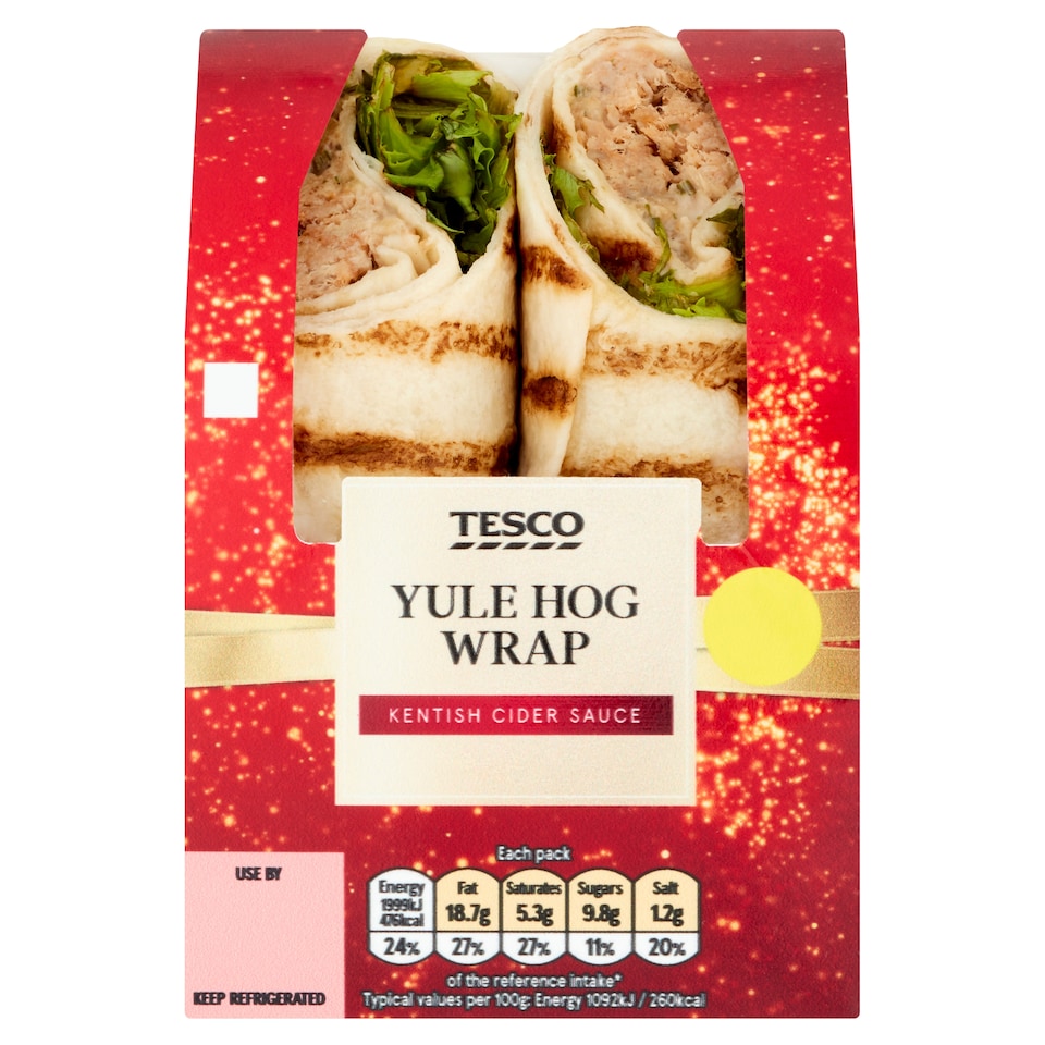 Tesco Yule Hog Wrap