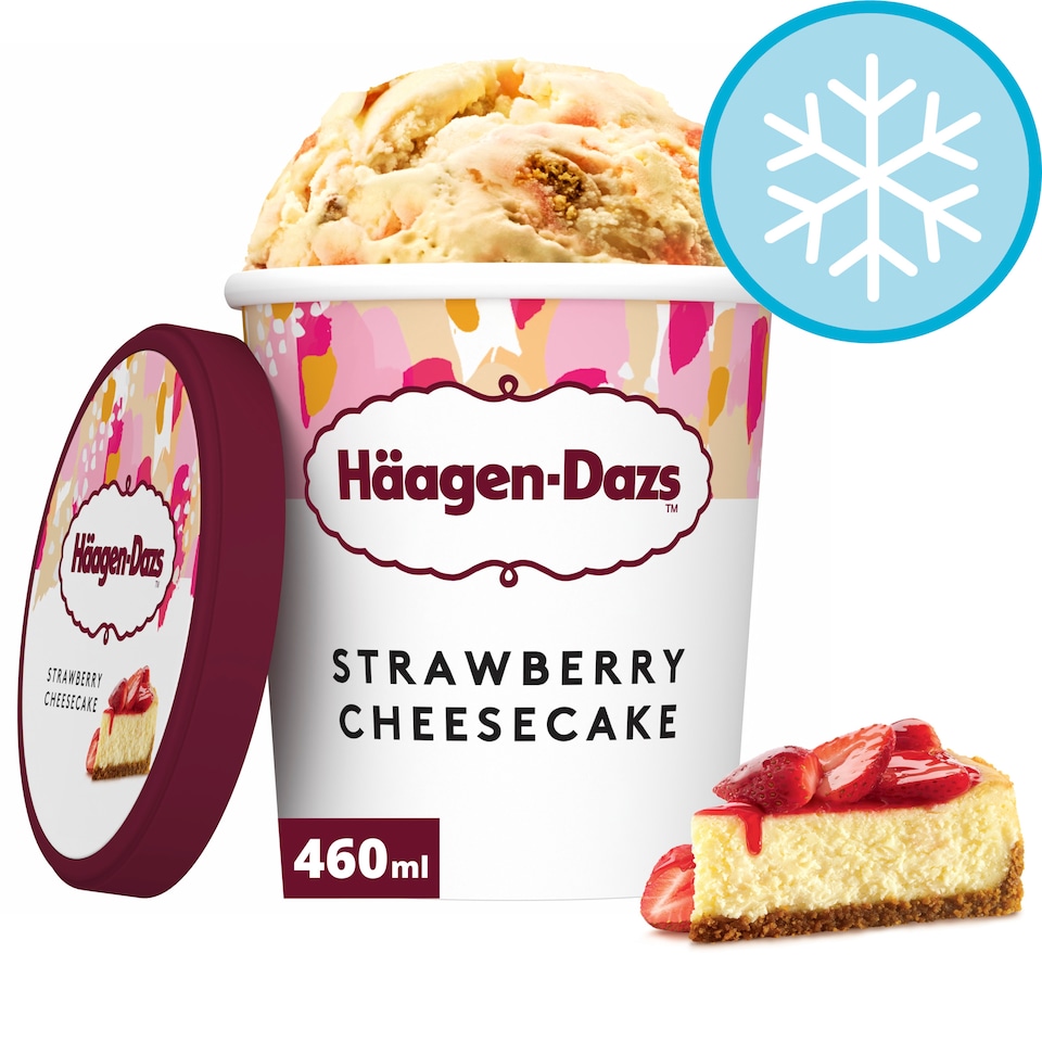 image 1 of Haagen-Dazs Ice Cream - Strawberry Cheesecake 460ml
