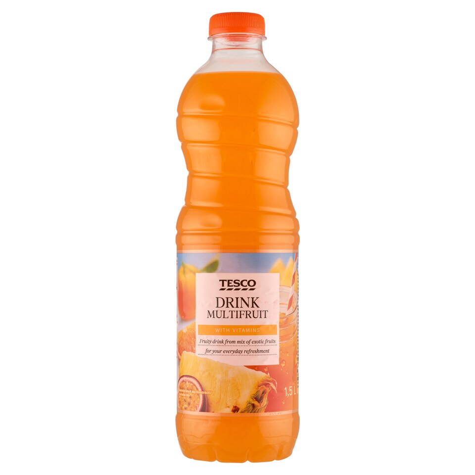 Tesco Nesýtený nealkoholický nápoj z viacerých druhov ovocia 1,5 l