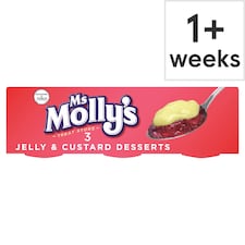 Ms Molly's Jelly & Custard Dessert 3 Pack 375G