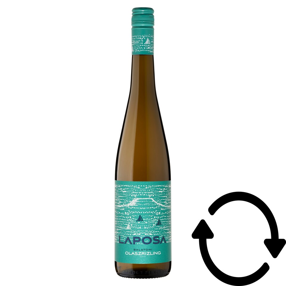 Laposa Balatoni Olaszrizling száraz fehérbor 13% 75 cl