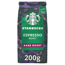 Starbucks Fairtrade Espresso Coffee Beans 200G