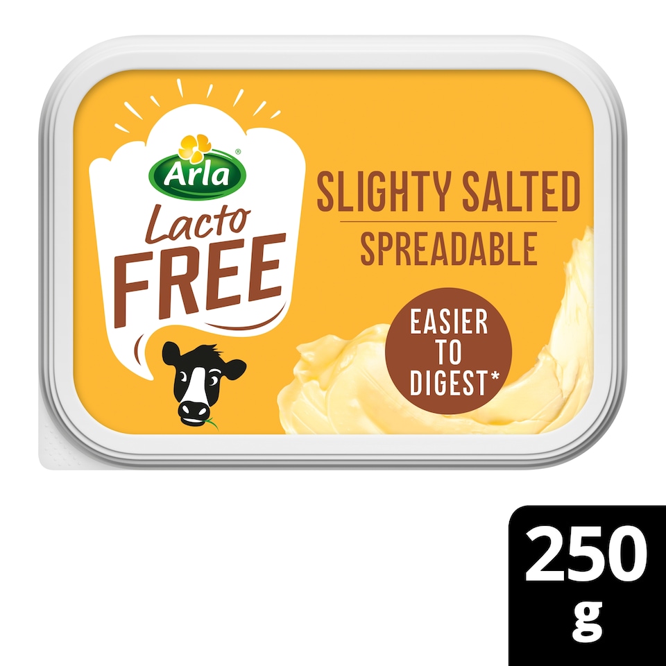 Arla LactoFREE Slightly Salted Spreadable Blend of Butter and Rapeseed Oil 250g