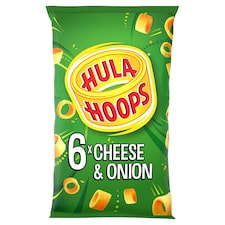 Kp Hula Hoops Cheese & Onion 6X24g