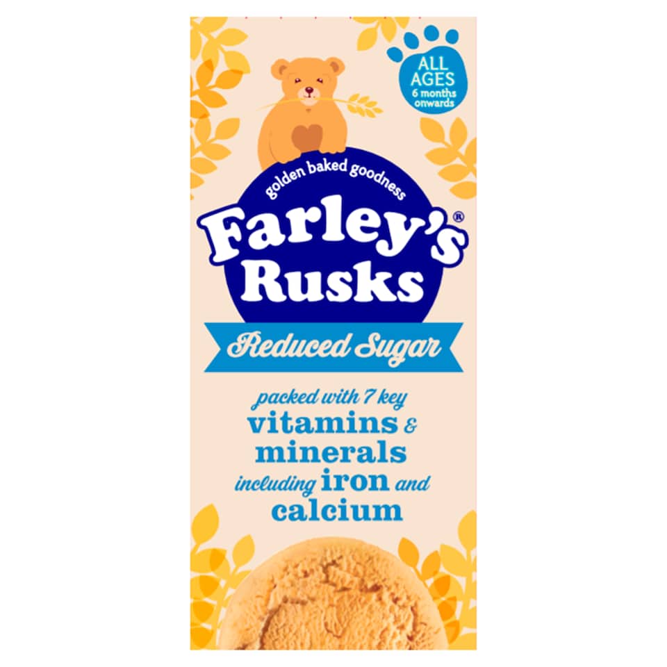 image 1 of Farley's Reduced Sugar Rusks Baby Food Snack 150g