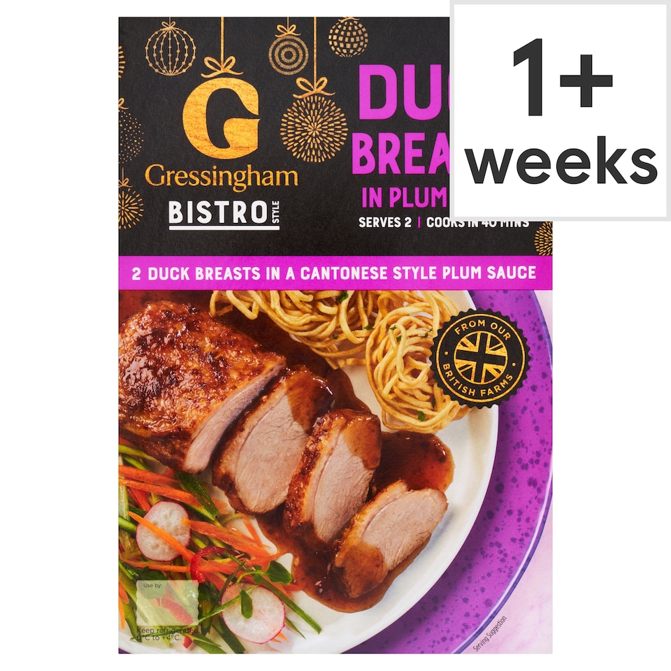 Gressingham Duck Breasts In Plum Sauce 400G