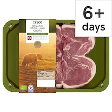 Tesco Organic Lamb Chops 300G