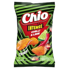 Chio Intense Spicy Potato Chips with Chilli and Lime Flavor 55 g