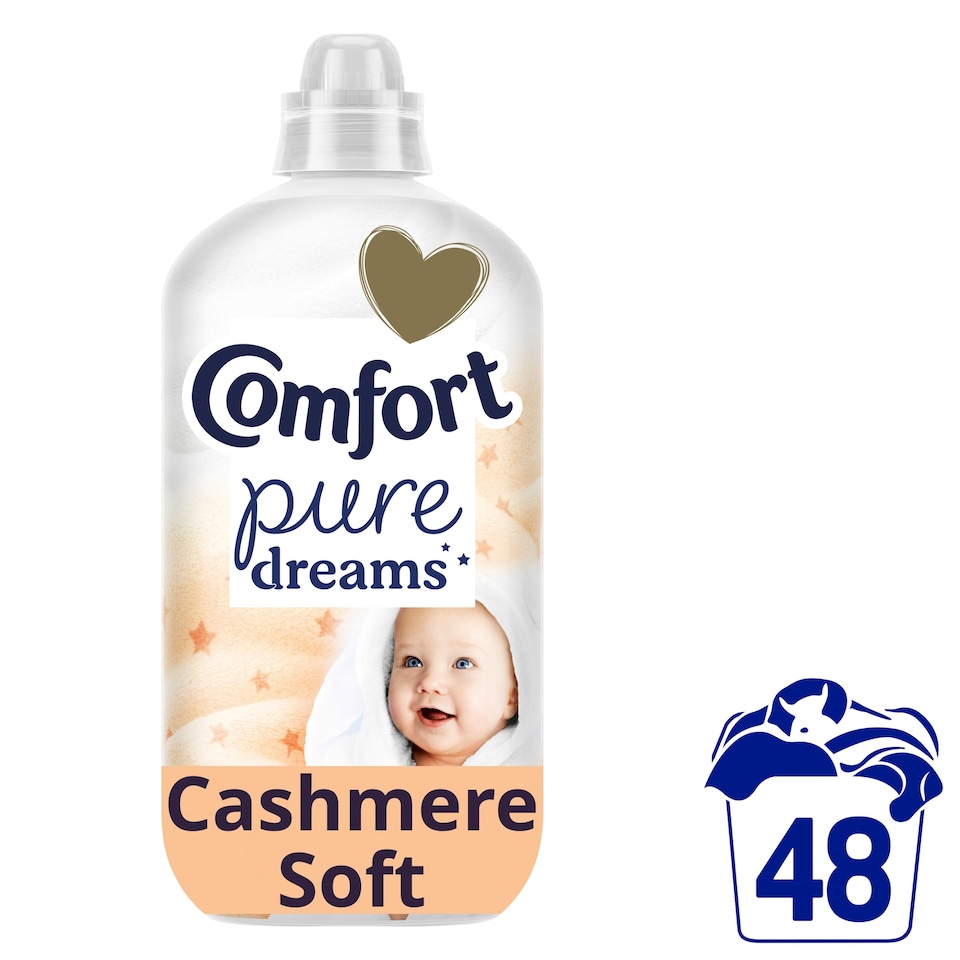 image 1 of Comfort Pure Dreams Fabric Conditioner Cashmere Soft 48 Washes 1440ml