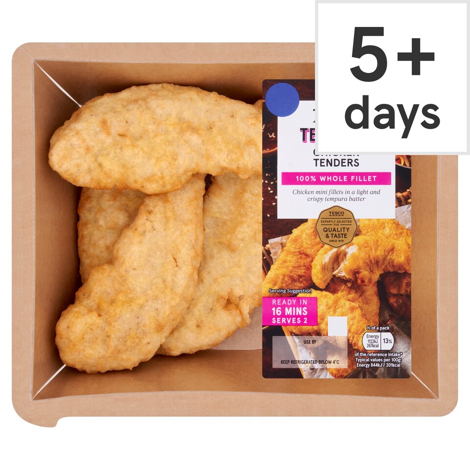 Tesco Tempura Chicken Tenders 305g Tesco Groceries