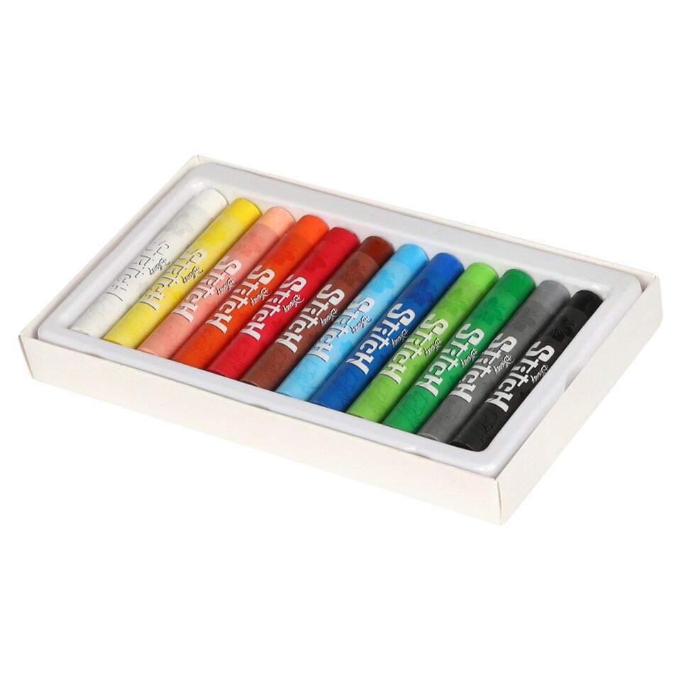 image 1 of Disney Stitch Oil Pastels 12 pcs