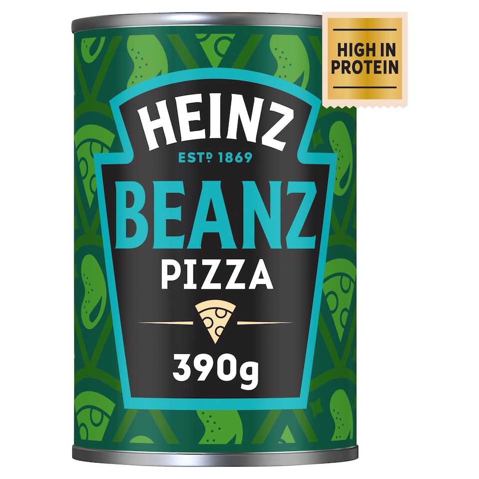 image 1 of Heinz Baked Beans Pizza Flavoured in a Rich Tomato Sauce 390g