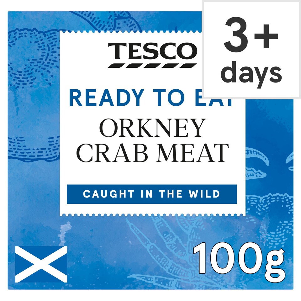 Tesco Orkney Crab Meat 100G Tesco Groceries