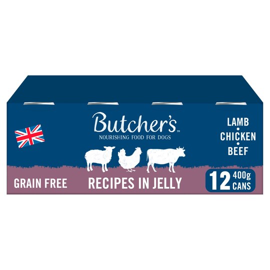 Butcher's Meaty Recipe In Jelly Dog Food 12X400g Tesco Groceries