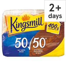 Kingsmill Soft White 50/50 Small Bread