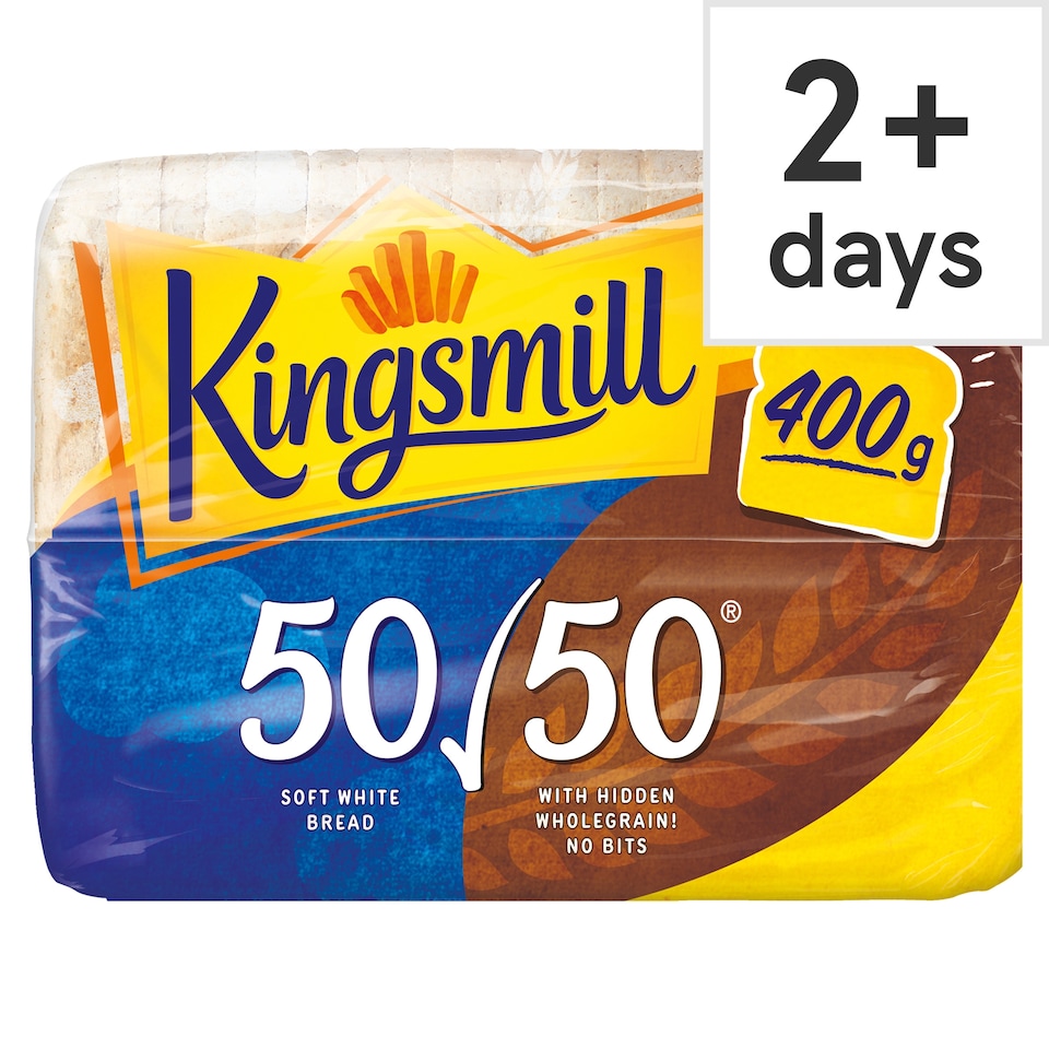 Kingsmill Soft White 50/50 Small Bread