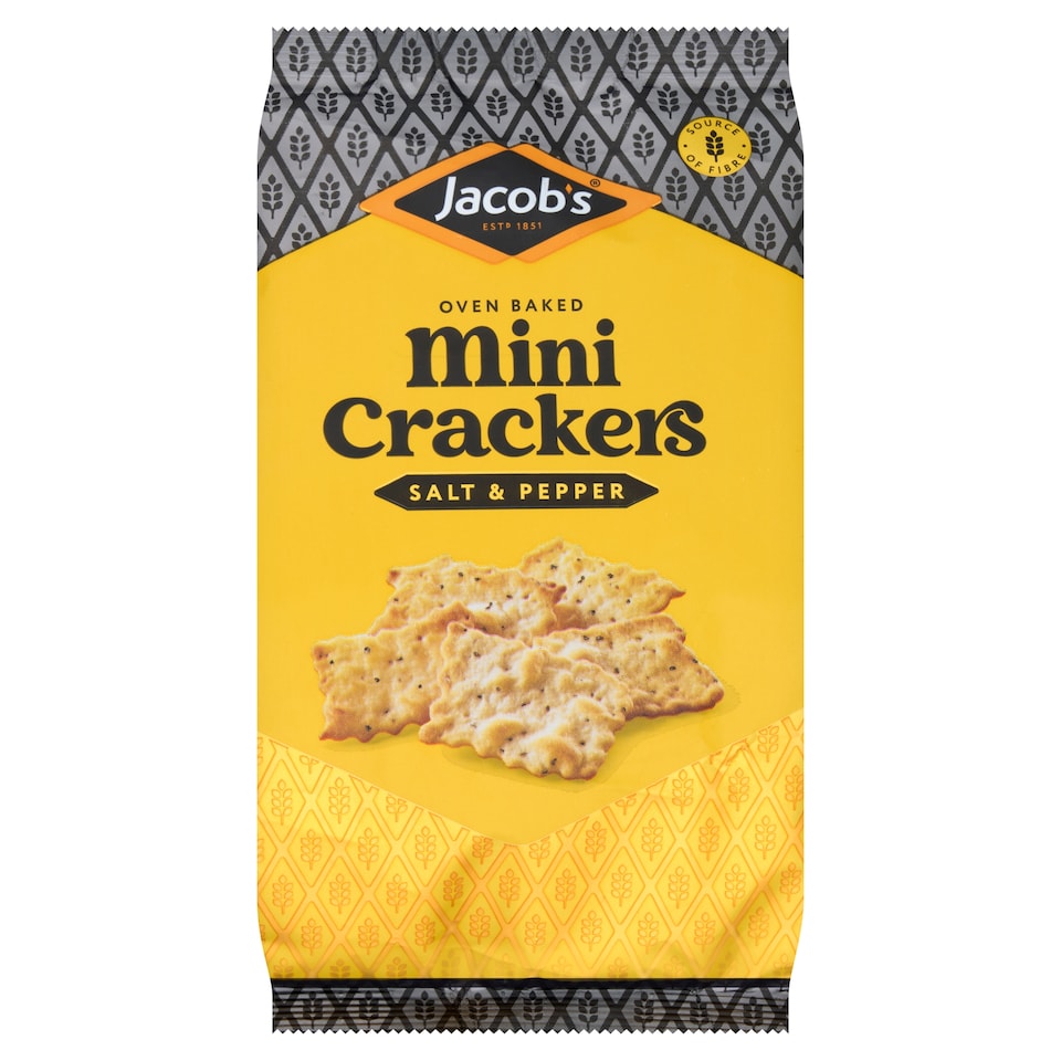 Jacobs Mini Crackers Salt & Pepper 100g
