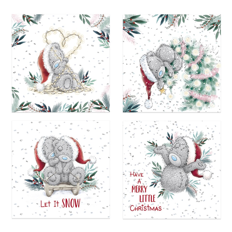 Me To You Mini Christmas Cards 20 Pack
