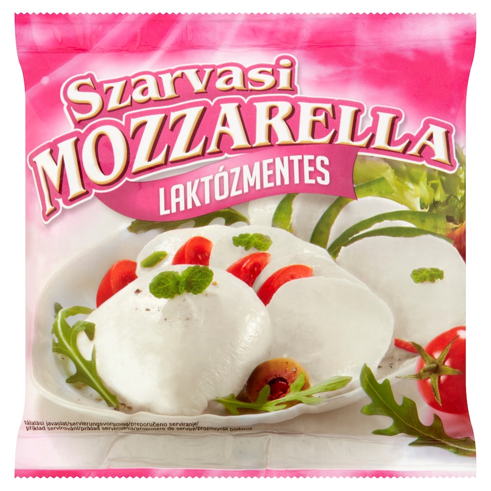 image 1 of Szarvasi Lactose-Free Mozzarella Cheese 100 g