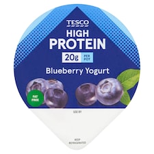 Tesco High Protein Blueberry Yogurt 215g