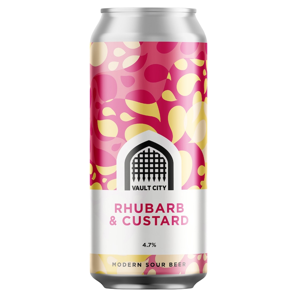 Vault City Modern Sour Beer - Rhubarb & Custard 440ml