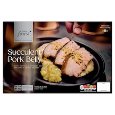 Tesco Finest Chef's Collection Pork belly with Caramelised Apple & Tarragon sauce 730g