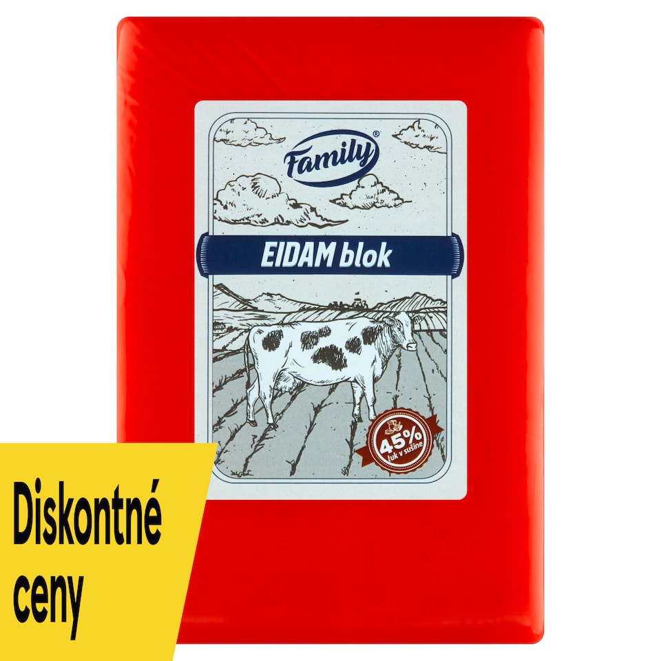 Family Eidam 45% blok 1705 g