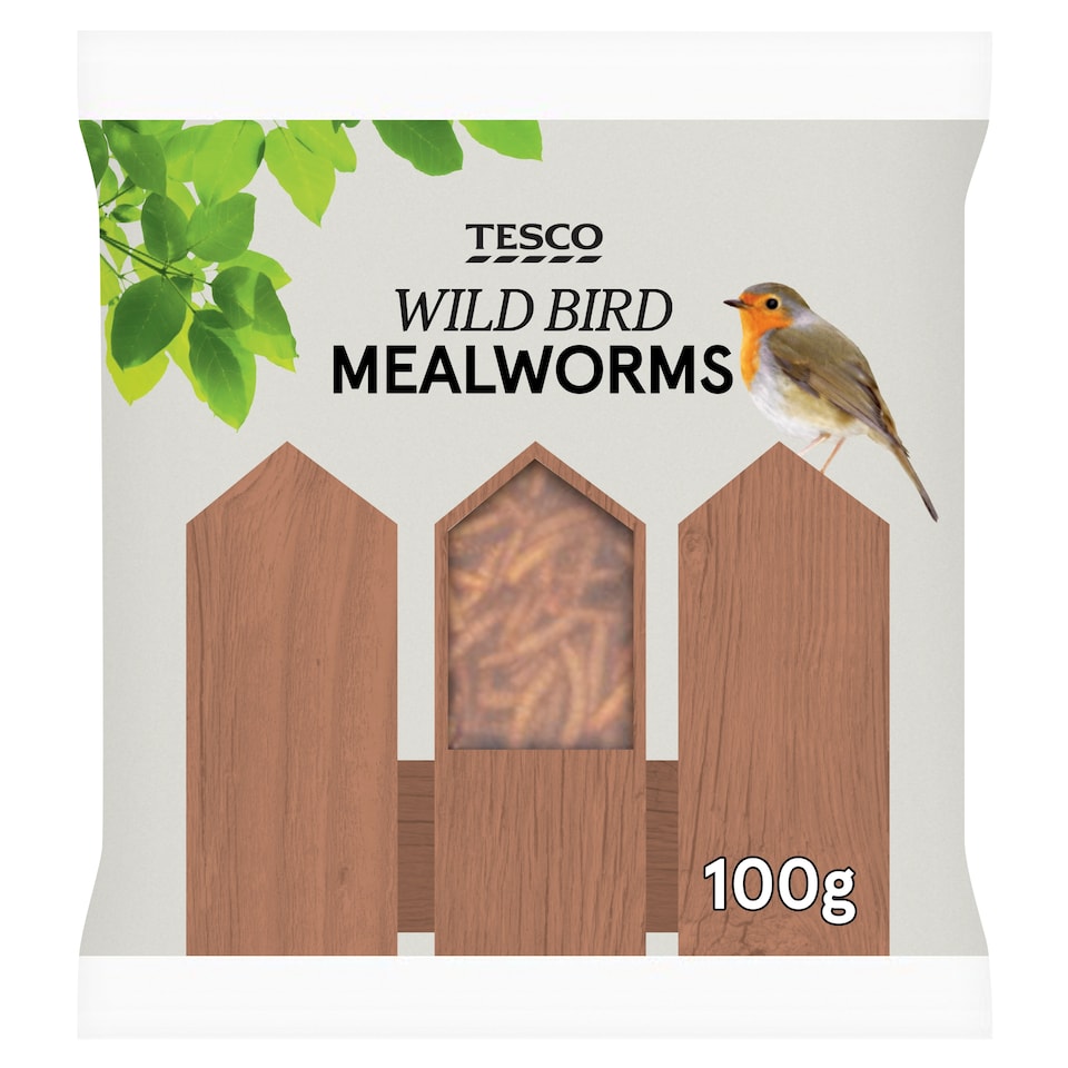Tesco Wild Bird Mealworms 100g