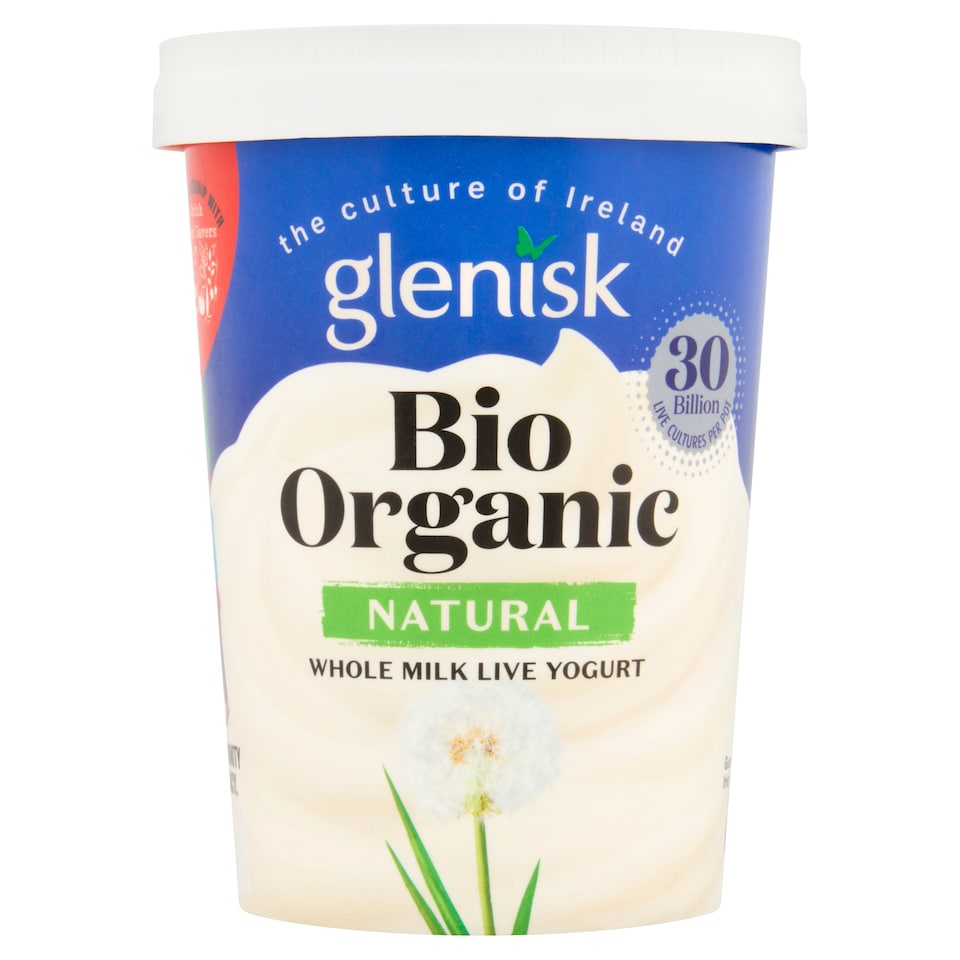 Glenisk Organic Natural Yoghurt 500G