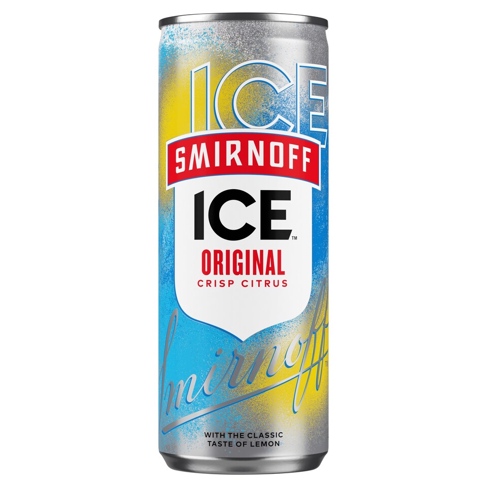 Smirnoff Ice Original citromos ízű, szénsavval dúsított alkoholtartalmú ital 4% 250 ml