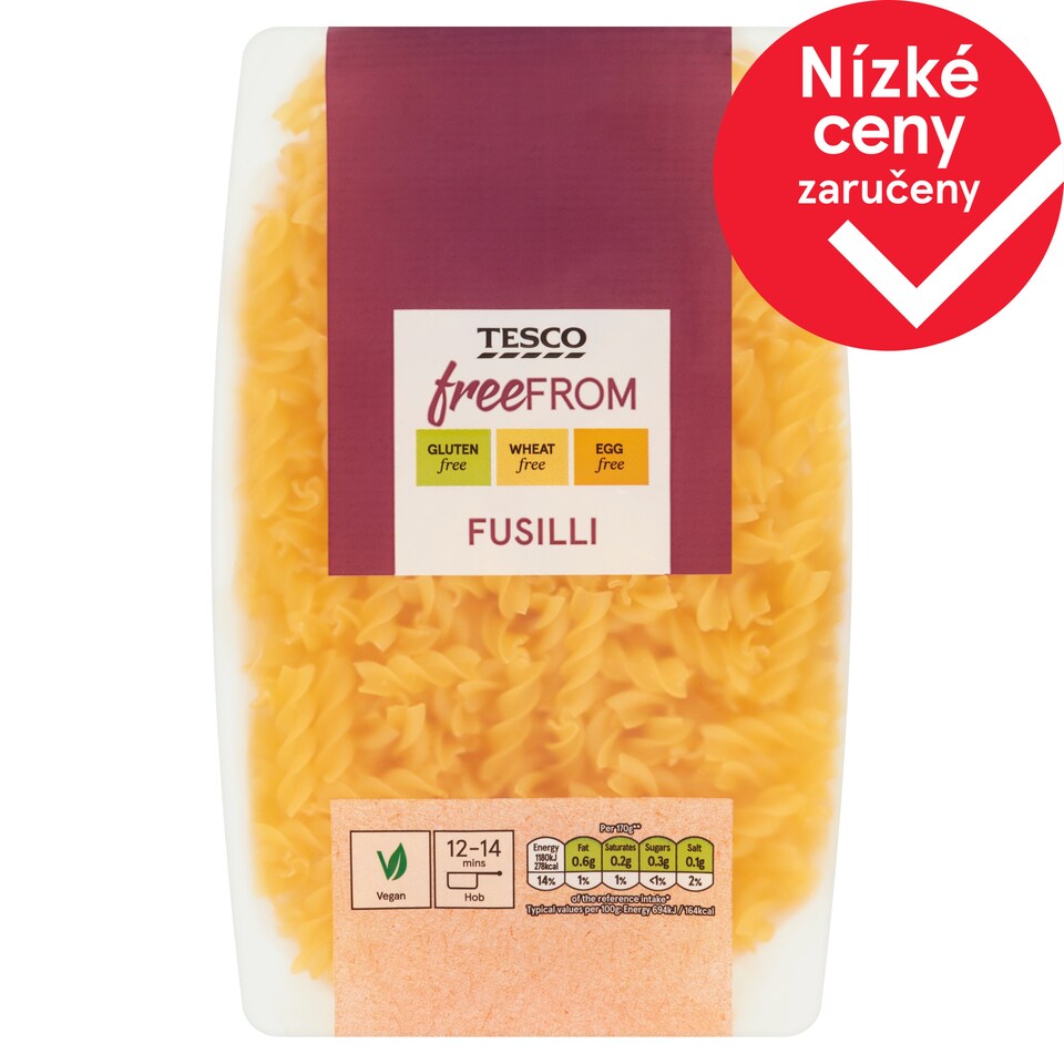 Tesco Free From Fusilli 500g