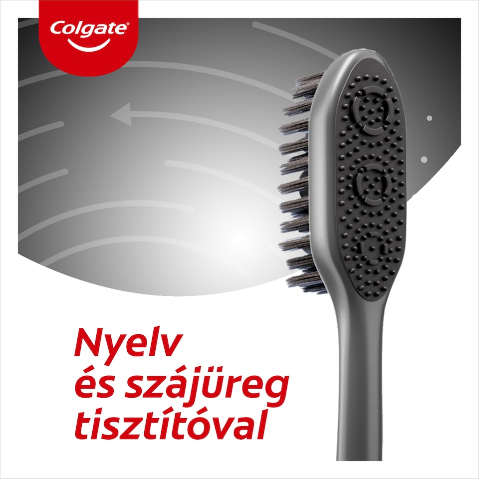 Colgate 360 Charcoal közepes fogkefe 2 db  1. kép