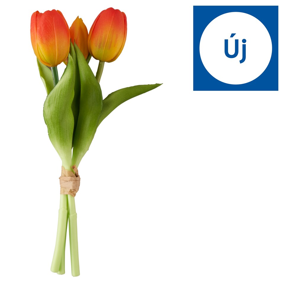 Jumi tulipán 3 db-os művirág csokor 25 cm