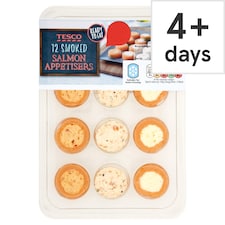 Tesco Smoked Salmon Canapes 100G