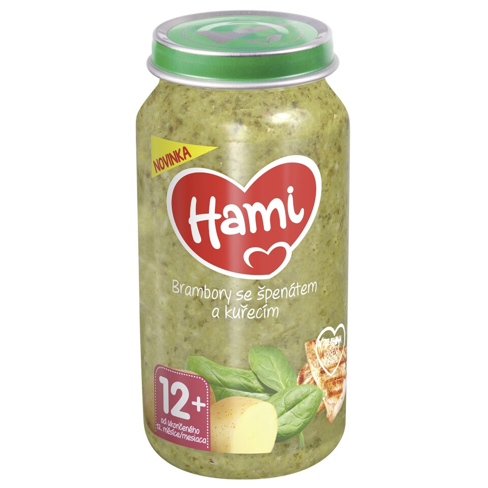 Obrázek 1 pro produkt HAMI masozeleninový příkrm Brambory se špenátem a kuřecím 250g