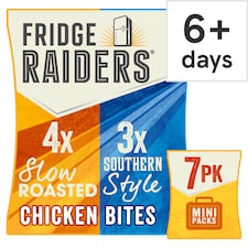 Fridge Raiders Variety Chicken Bites Mini Packs 7 X 22.5G