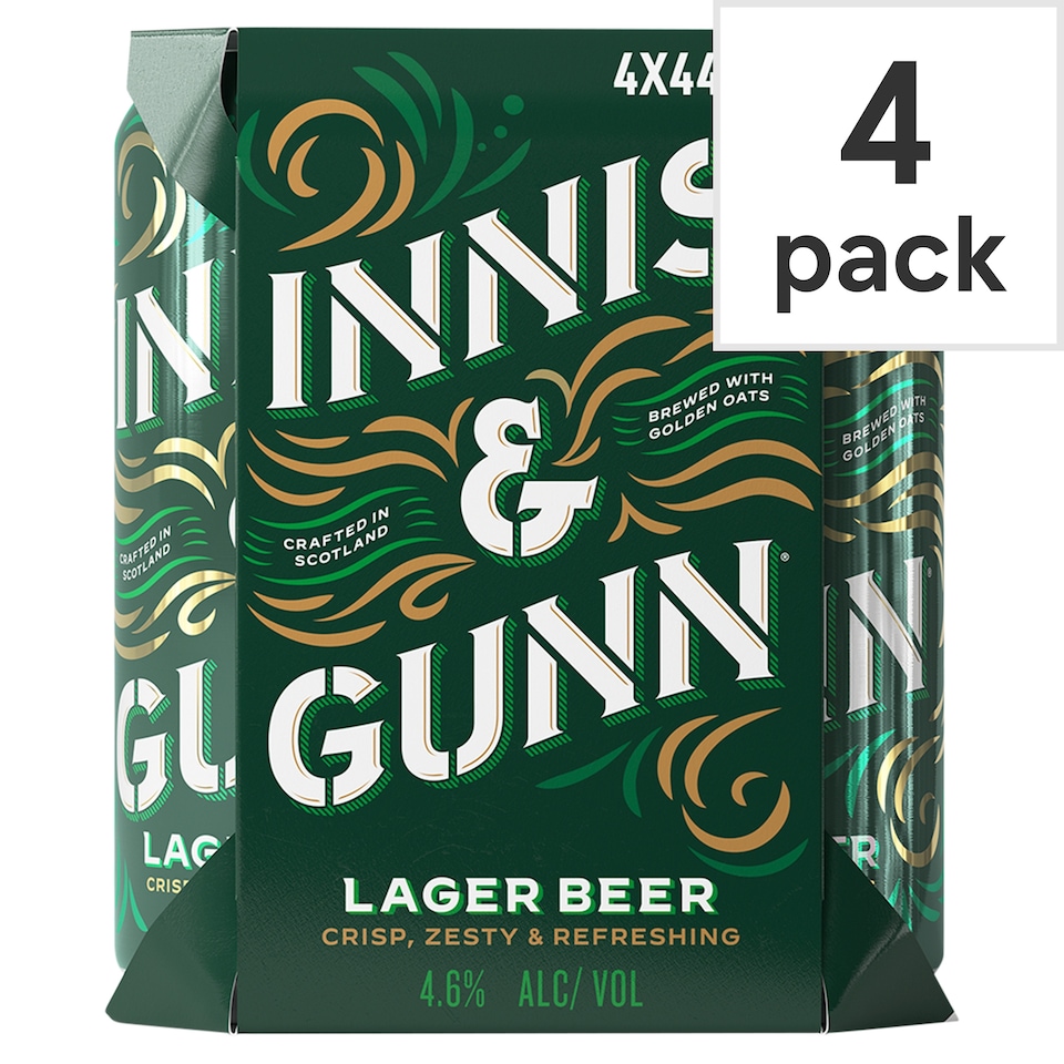 Innis & Gunn Lager Beer 4X440ml