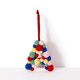 image 2 of Paperchase Cosmic Christmas Pom Pom Letter A Hanging Decoration